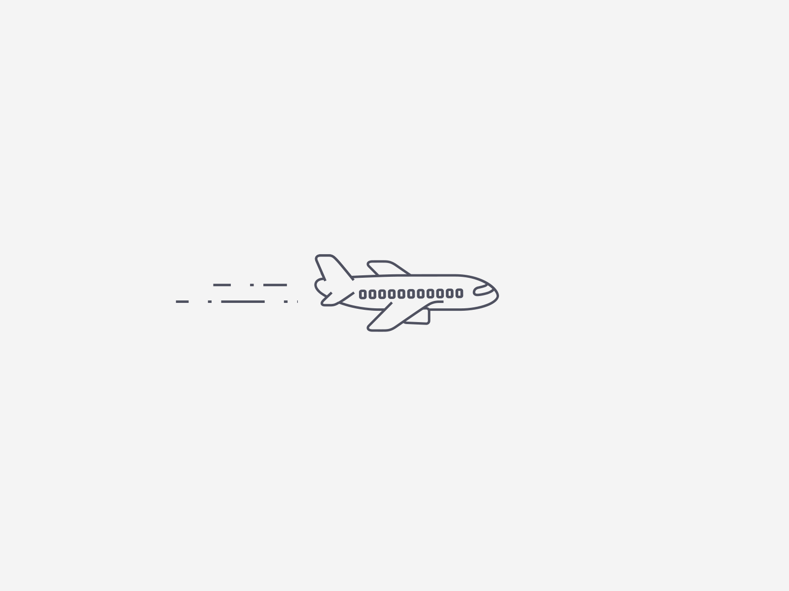 Avião voando